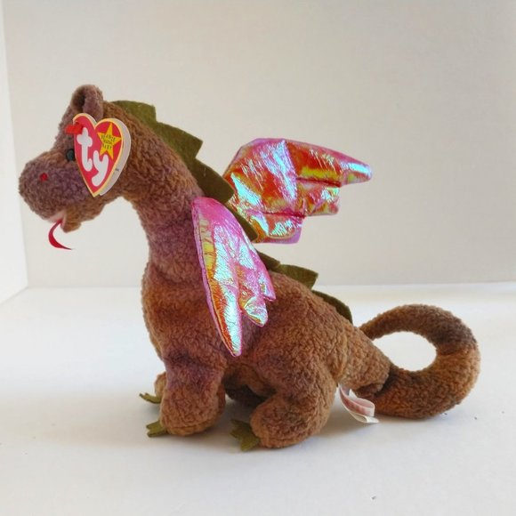 Ty Beanie Baby Scorch The Dragon Retired 1998 - Picture 2 of 9
